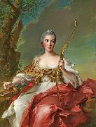 Jean Marc Nattier Madame de Maison Rouge as Diana oil on canvas